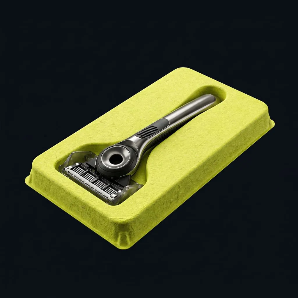 Fiber molding trays ScaPAP paper inlay