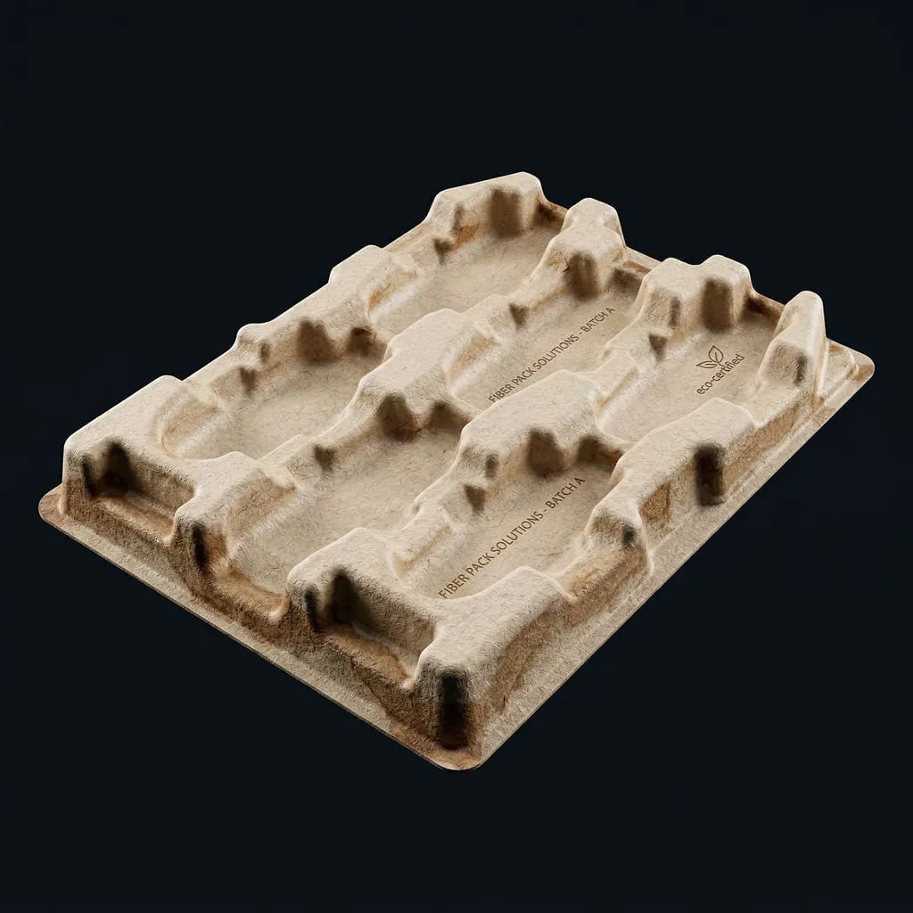 Fiber molding trays paper transport tray